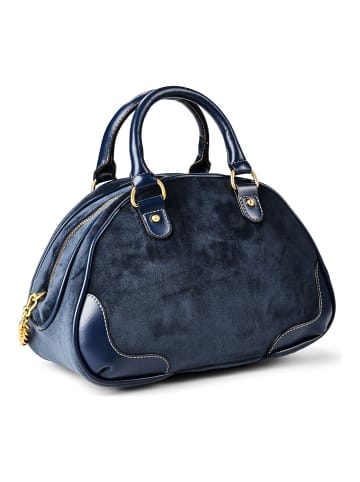 Juicy Couture Twig Narrative Velvet Handtasche 29 cm in blue depths