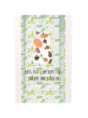 Mr. & Mrs. Panda Laterne Kuh mit Spruch in Transparent