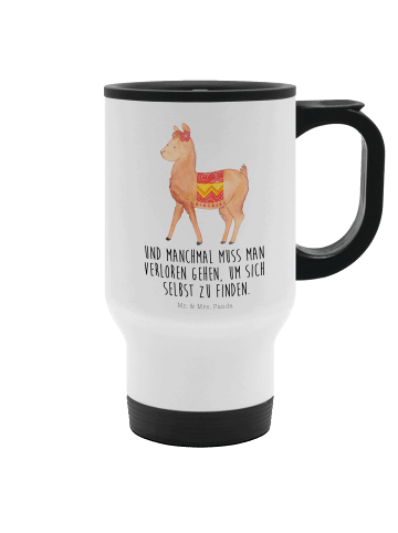 Mr. & Mrs. Panda Kaffeebecher To Go Alpaka Stolz mit Spruch in Weiß