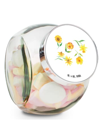 Mr. & Mrs. Panda Frischhaltedose Sonnengruß Design ohne Spruch in Weiß