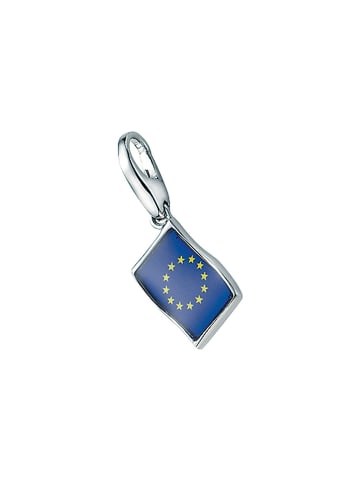 Giorgio Martello Milano Charm Flagge Europa in Blau