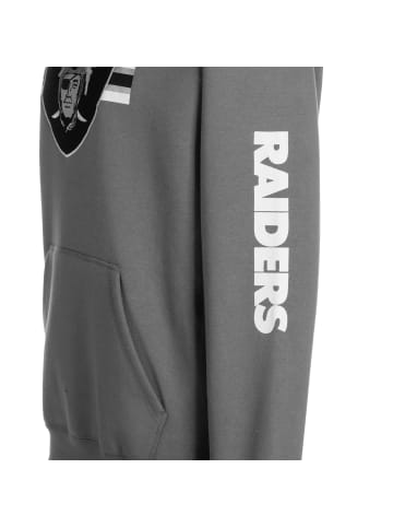 NEW ERA Hoodie NFL Las Vegas Raiders 3rd Down in grau / schwarz