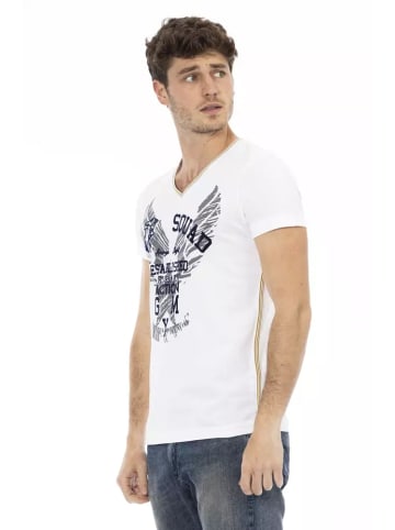 Trussardi Action Weiß Baumwolle Herren T-Shirt