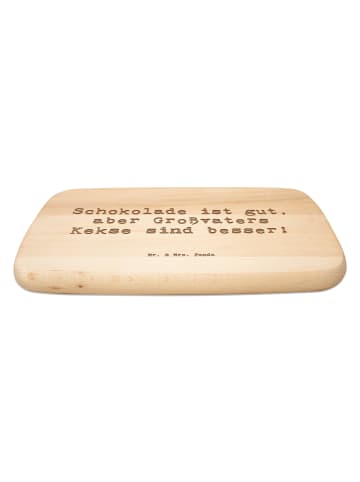 Mr. & Mrs. Panda Schneidebrett Holz Spruch Großvaters Kekse mit ... in Transparent