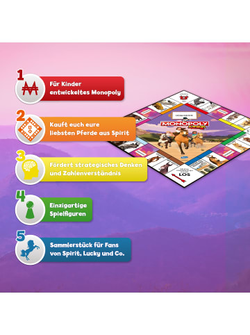 Winning Moves Monopoly Junior - Spirit - Riding Free in bunt