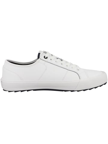 Tommy Hilfiger Sneaker low Core Vulcanized Cleated Leather in weiss