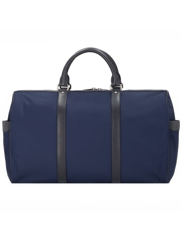 Lancaster Basic Metropole Weekender Reisetasche 45 cm in bleufoncé