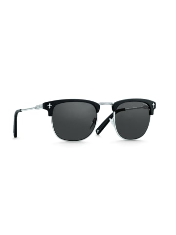 Thomas Sabo Sonnenbrille James Trapez Lilie Polarisiert in silber, schwarz