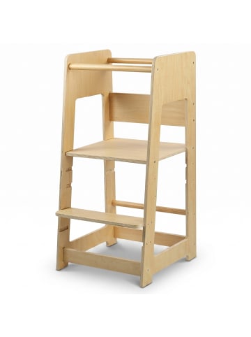relaxdays Lernturm in Natur - (B)44 x (H)90 x (T)44 cm