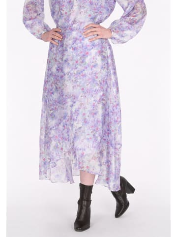 DreiMaster Women Skirt in violet pink multicolor