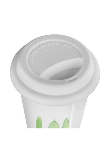 Mr. & Mrs. Panda To Go Becher Kaktus Happy ohne Spruch in Weiß