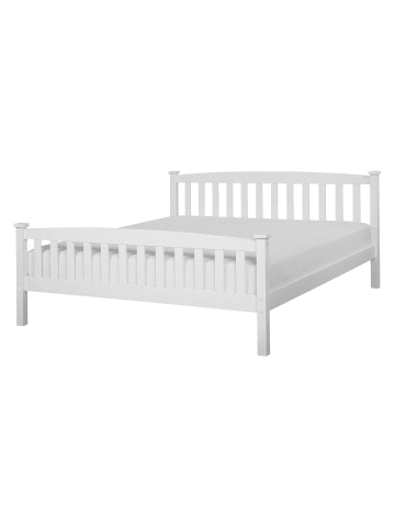 Beliani Doppelbett GIVERNY in Weiß - (W) 149 x (H) 83 x (L) 208 cm