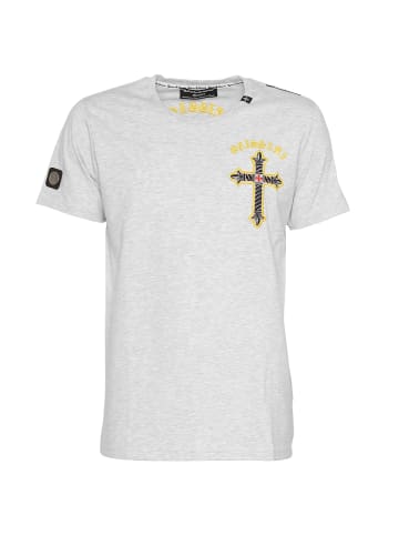 Roberto Geissini Cross-Wings T-Shirt Grau