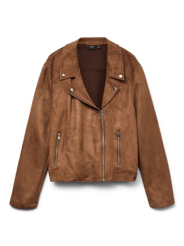 Vero Moda Kunstlederjacke in Cognac 1