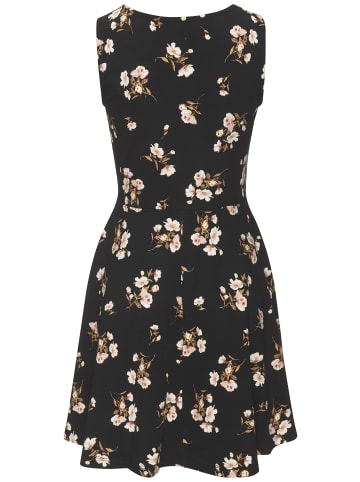 Vivance Strandkleid in schwarz-koralle bedruckt