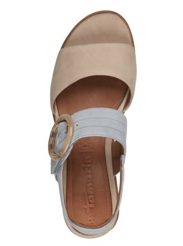 Tamaris Riemchen Sandalen für Damen in silber