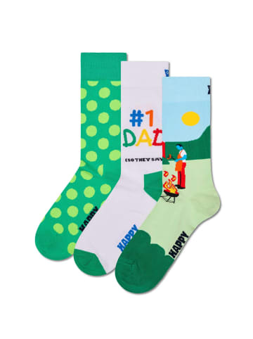 Happy Socks Socken 3er Pack in No.1 Dad