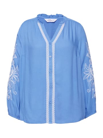 Studio Untold Hemdbluse in jeansblau