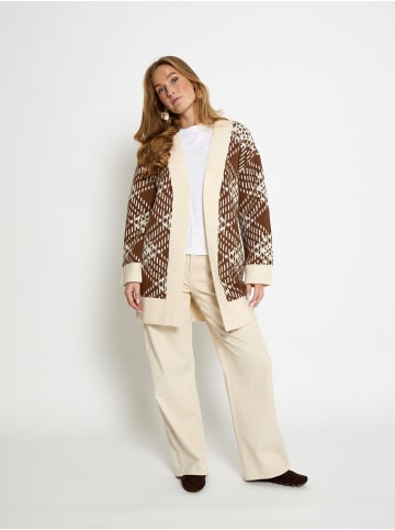 Peppercorn Strickjacke in Dacshund Brown Jacquard