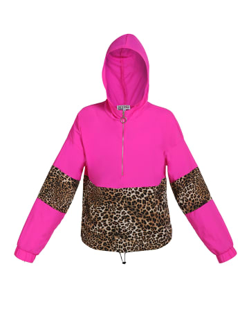 myMO ATHLSR Schlupfjacke in Pink Beige Leo