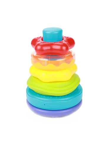 Toi-Toys LITTLE STARS Stapelturm und Babyrassel 6tlg in bunt