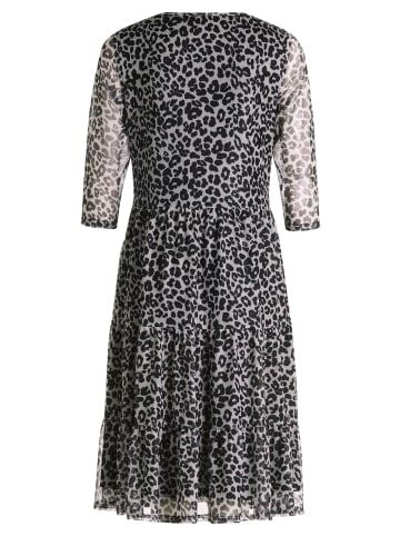 Vera Mont Stufenkleid mit Stufen in Grau/Schwarz