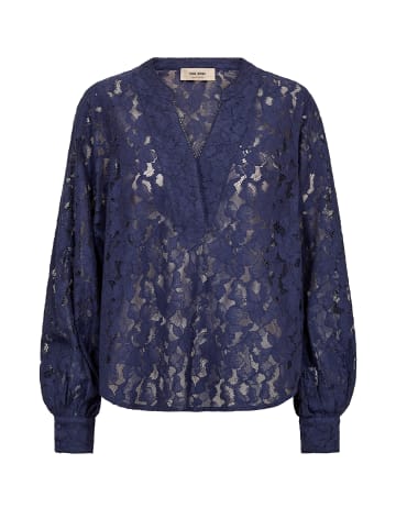 Mos Mosh Blusenshirt MMYen River Lace in indigo