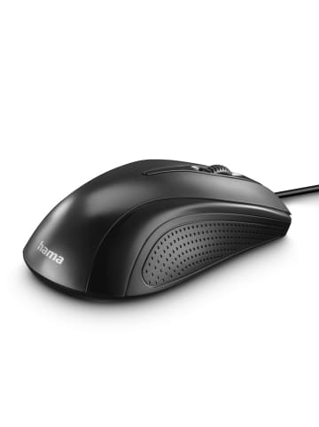 Hama Optische 3-Tasten-Maus MC-200, Schwarz