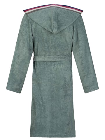 Bugatti Bademantel mit Kapuze in sage