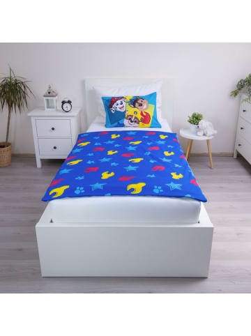 Paw Patrol Paw Patrol Bettwäsche für Kleinkinder 100x135 cm 40x60 cm Baumwolle in Blau