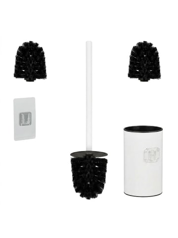 Toilettenbürste in Weiß - (B)9 x (H)40,5 x (T)10 cm