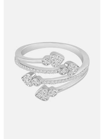 Diamant Exquis Ring aus 375 Weißgold mit Diamant