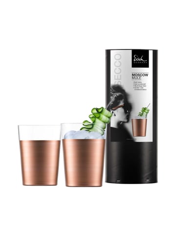 Eisch 2er Set Moscow Mule Becher Secco Flavoured 550 ml in transparent