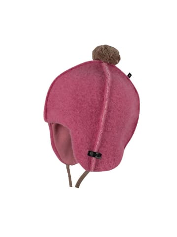 pure pure by BAUER Wintermütze Wollwalk Schurwolle in dusty pink