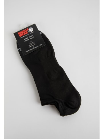 Gorilla Wear Knöchelsocken - 2-pack - Schwarz