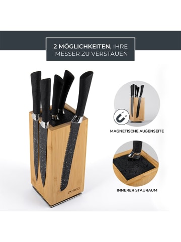 Exitoso Messerblock Bambus  Braun