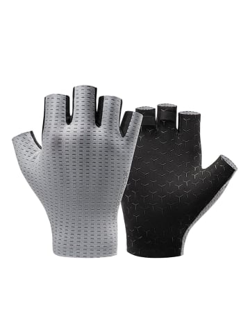 Rockbros Kurzfinger-Fahrradhandschuhe atmungsaktiv (M)