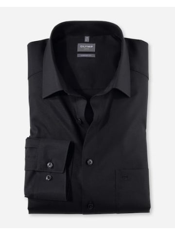 OLYMP  Hemd Luxor comfort fit in Schwarz