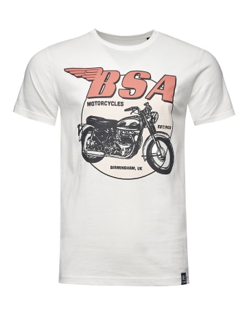 Recovered T-Shirt BSA Birmingham Motorcycles in Beige