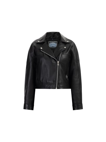 DreiMaster Damen Lederjacke in Schwarz