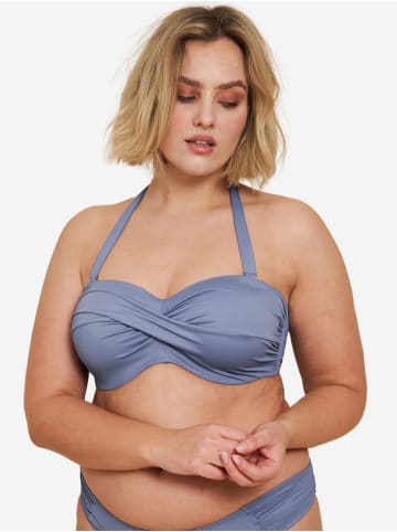 SugarShape Multiway-Bikini-Top MONACO in blue-grey swim
