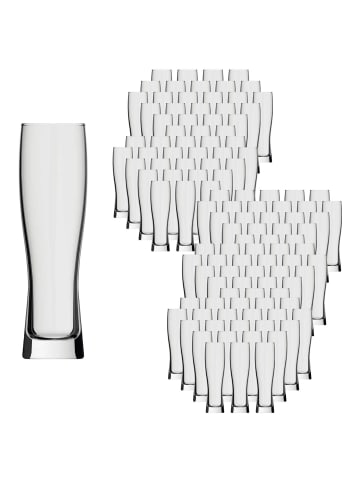 Rastal 120er Set Weizenbiergläser Monaco Slim 0,3 l in transparent
