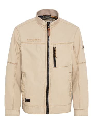 Camel Active Leichter Blouson aus Baumwolle im Washed Look in Sand