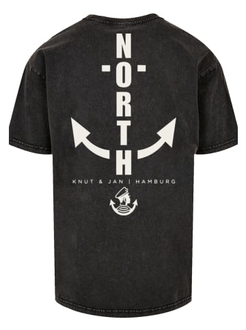 F4NT4STIC Oversize T-Shirt North Anchor in schwarz