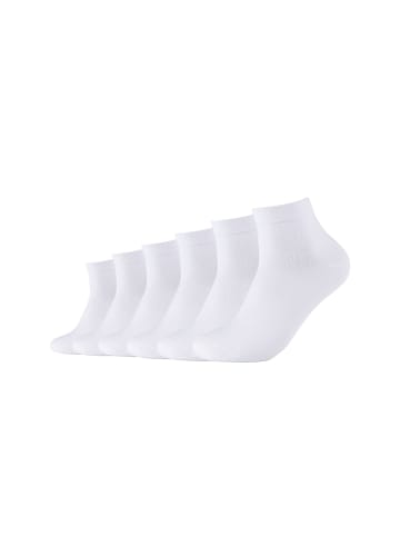 camano Kurzsocken 6er Pack ca-soft in Weiß