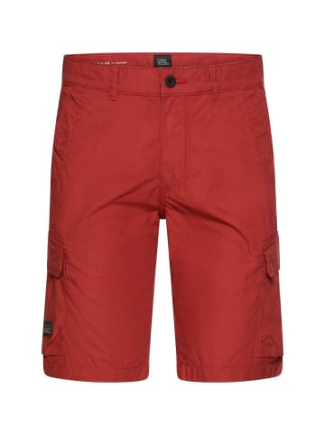 Camel Active Cargoshorts aus reiner Baumwolle in Rot