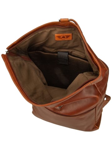 Greenburry Rucksack Waxy Vintage Laptoprucksack in Tobacco Nut