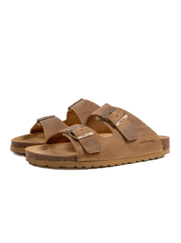 billowy Pantoletten GRANT in braun