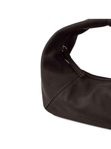 Les Visionnaires Greta Schultertasche Leder 20 cm chocolate brown