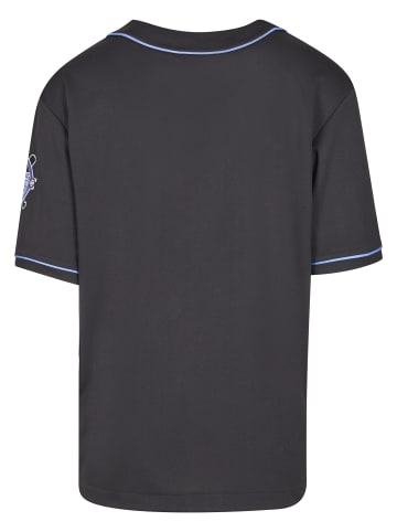 FUBU Mesh Tee in black/lightblue